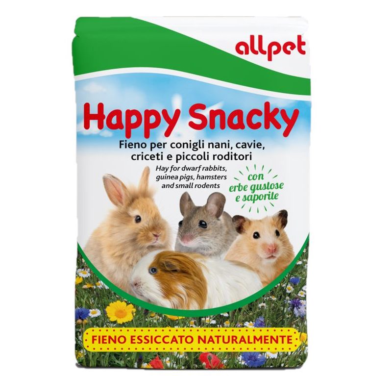 All pet happy snacky fieno essiccato