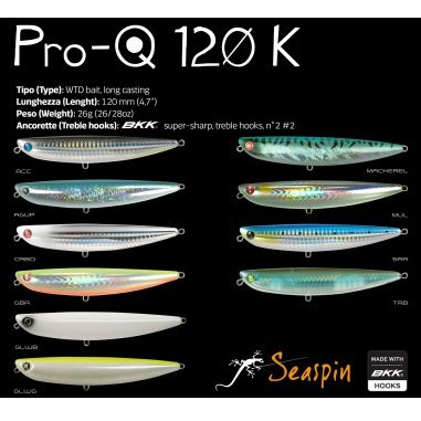 ARTIFICIALI SEASPIN PRO-Q 120 K